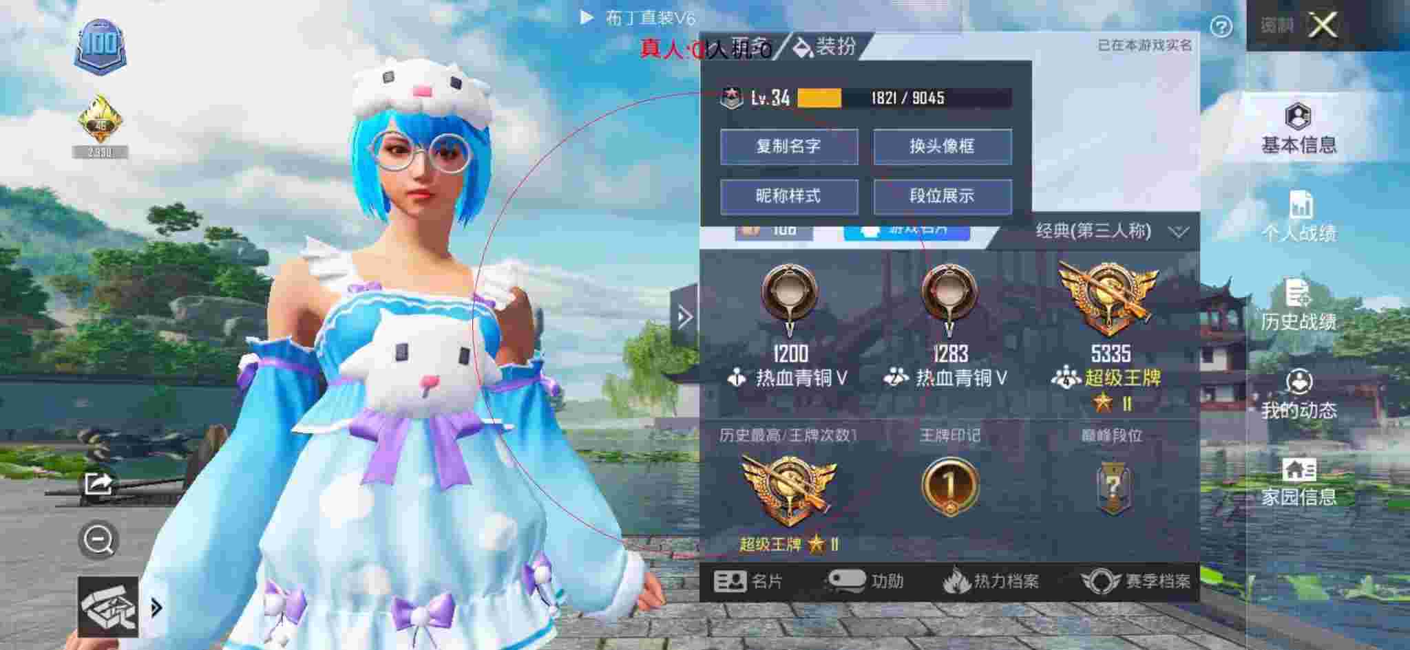 和平精英布丁直装透视 - 和平辅助卡通图案 手绘图辅助预览图